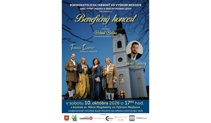 Benefičný koncert a výstava Helmuta Bistiku