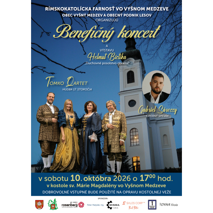 Benefičný koncert a výstava Helmuta Bistiku