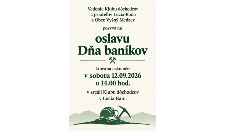 Deň baníkov