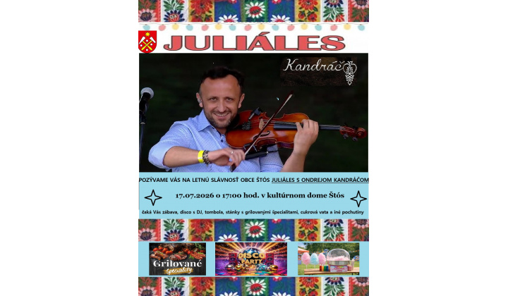 Juliáles 2026 / Štós