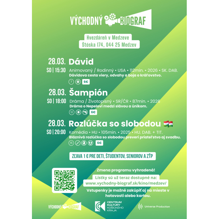 KINO / Hvezdáreň Medzev