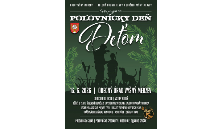 Poľovnícky deň deťom 2026
