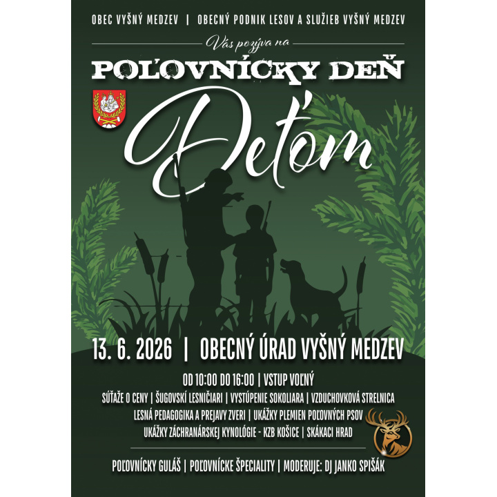 Poľovnícky deň deťom 2026