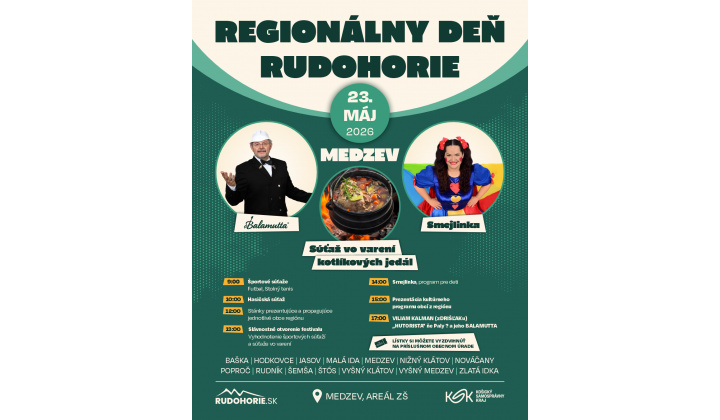 REGIONÁLNY DEŇ RUDOHORIE 2026