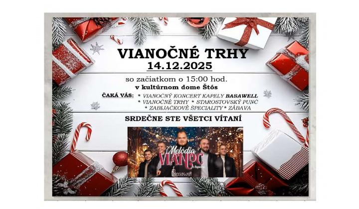 Vianočné trhy v Štóse