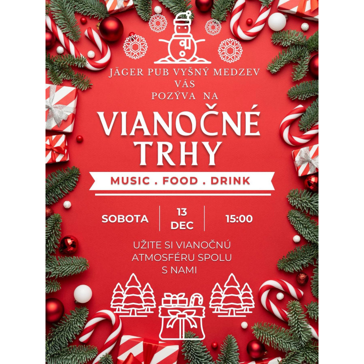 Vianočné trhy vo Vyšnom Medzeve